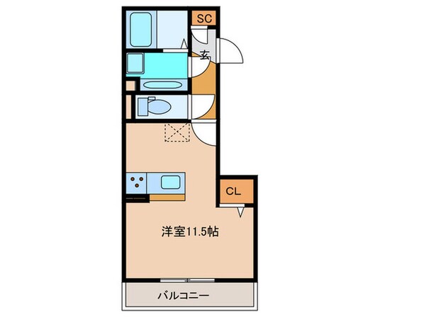 GRAND D-ROOM上重原の物件間取画像